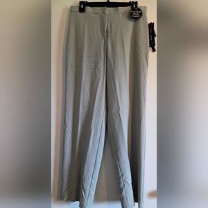 Greenish Wide-Leg Pants